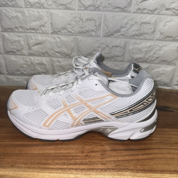 ASICS GEL-1130 White Bisque Running Shoes Women's 10 / Men 8.5 1202A164-123 NIB - Picture 4 of 8